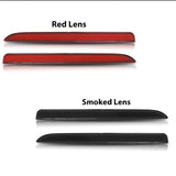 LED Bumper Reflector Light Red Lens for Ford Explorer 2016-2017 LED Ambient Light iJDM