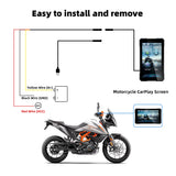 5.0" Removable CarPlay GPS Display Universal Motorcycle