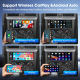 1Din 6.5 inch CarPlay Radio for Universal Vehicles Android Head Unit AKAMATE