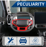 Red ABS Interior Cover Trim for Chery T2 Traveler 2023+ Car Interior Accessory OEM