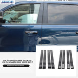 Window Cover Trim Black Aluminum for Dodge Ram 1500 Car Interior Accessory HEBE