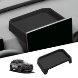 Toyota RAV4 2026 Car Dashboard Storage Tray Display Screen Rear Storage Box Silicone Tray Organizer Accessories Black