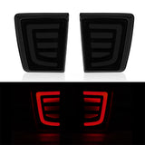 LED Bumper Reflector Lights for Mitsubishi Pajero 2007-2020 LED Ambient Light MAGIC COLORM Smoked Surface