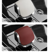 Original Leather Center Gear Shift Knob Cover For Jaguar Lever Shifter Boot Anti Scratch Car Performance Interior Accessories