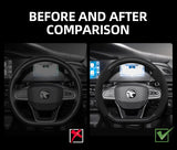 Suede Matte Carbon Fiber Cover for Proton Car Interior Accessory Hocasen