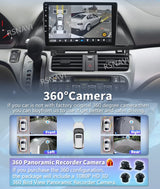 9-Inch QLED Android 15 Multimedia Player for Honda Odyssey