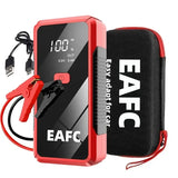 EAFC 12V Car Jump Starter Power Bank Portable Car Battery Booster Charger Starting Device Auto Emergency Start-up Lighting