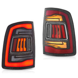 Vland LED Tail Lights Amber Signal for 09-18 Ram