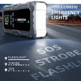 150PSI Air Pump Car Battery Emergency Boosters 7000A/1500A PEAK Car Jump Starter Power Bank Portable Starting Device Car Starter New