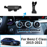 Wireless Charging Magnetic Phone Holder for Benz C-Class 2015–2021 Car Phone Holder CATUSIKI