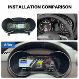 Digital LCD Instrument Cluster for Audi TT 2008–2014 Android Head Unit Aotsr
