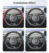Vinfast Breathable Leather Steering Wheel Cover Set