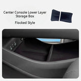For BYD Seal EV 2022-2025 Center Console Lower Layer Storage Box Segmented Anti-scratch Tray Organizer Accessories