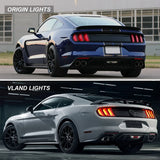 LED Tail Lights Sequential Red for Ford Mustang Car Interior Accessory Vland