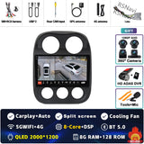2K QLED Android Head Unit for Jeep Compass Patriot 2010–2016