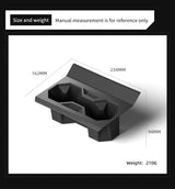 Tesla Cybertruck 2024 Cup Holder Central Control Silicone Drinks Holder Storage Car Interior Accessories Black Grey Cup Holde