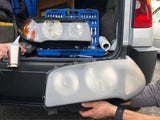 Car Headlight Polish Restoration Kit, Headlight Polishing Cleaning Kit, Anti-Scratch Hydrophobic Car Headlight Repair Polish