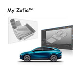 for Xpeng G6 2024 2025 Car Floor Mats Cargo Liner Trunk Pad TPE 3D Xiaopeng Foot Mat Waterproof Car Interior Accessory NONE