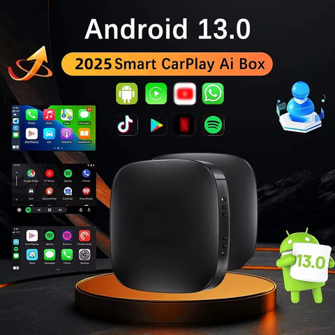 Wireless CarPlay Android Auto AI Box for Universal Vehicles CarPlay Adapter ANYFAR
