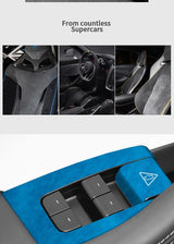 Tesla Model 3 Window Switch Button Panel Trim Cover 2024- Sticker Car Interior Accessories Car Interior Accessory NONE
