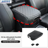 Armrest Box Protector Cover for Mitsubishi Pajero 2007-2021 Car Interior Accessory HEBE