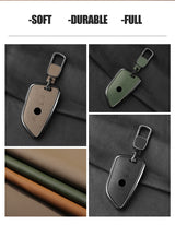 Metal and Leather Car Key Case for BMW Car Key Case OEM