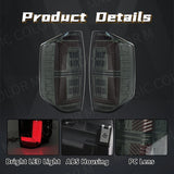 Multifunctional LED Tail Lights for Toyota Tundra 2014-2021 LED Ambient Light MAGIC COLORM
