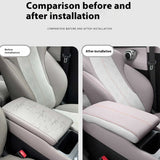 For BYD ATTO 3 Yuan Plus 2022-2025 Car Central Control Armrest Box Leather Protective Cover Car Interior Accessory OEM