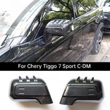 For Jaecoo J7 Chery Tiggo 7 Sport C-DM Car Rearview Mirror Cover Anti-Collision Exterior Carbon Fiber Decoration Accessories