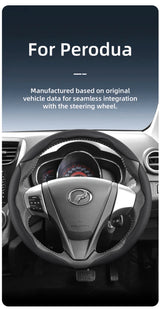Breathable Leather Cover for Perodua Myvi Axia Alza Car Interior Accessory Hocasen