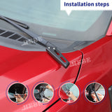 Iron Hood Light Bracket Rack for Ford F150 2021-2025 Car Interior Accessory HEBE