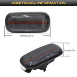 Amber LED Side Marker Light for Audi A3 A4 A6 Car Interior Accessory iJDM