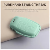 Leather Car Remote Key Case Cover Shell for KIA Models Car Key Cover NONE (OEM)