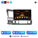 10-inch Android 12 Multimedia Radio for Honda Civic 2005–2012