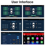 USB Wireless TPMS Tire Pressure Monitoring System for Android Car Interior Accessory RSNAVI