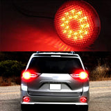 Red LED Bumper Reflectors Brake Lights for Toyota Car Interior Accessory iJDM