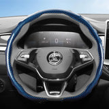 Steering Wheel Cover Carbon Fiber for Skoda Octavia