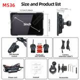 Motorcycle GPS Monitor Wireless CarPlay & TPMS