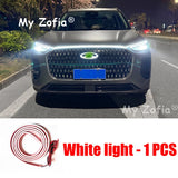 For Chery Tiggo 9 2025 2026 Car Headlight Scan Starting Light Strip LED Daytime Running Light Flexible Decorative Hood Lights