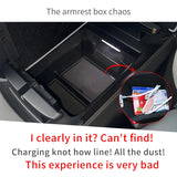 Car Armrest Storage Box for NIO ET5 2022 Car Interior Accessory OEM
