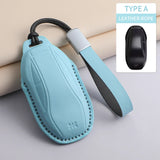 Car Smart Key Case Cover For IM Zhiji L7 LS7 L6 LS6 PU Leather Car Key Cover Protector Keychain