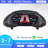 12.3-Inch Digital Instrument Cluster for Audi A4L 2010–2017 Android Head Unit Aotsr