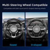 Carbon Fiber Wheel Cover Quick Release for Kia Car Interior Accessory Hocasen