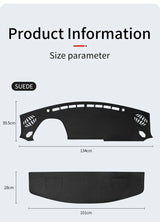 Anti-UV Flannel Dashboard Mat for Toyota GR86 BRZ
