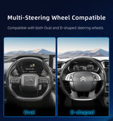 Durable Carbon Fiber Steering Cover for Citroen C4 X