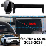 Smart Wireless Charging Phone Mount for Lynk & Co 06 2025–2026 Car Phone Holder CATUSIKI