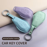 Car Key Case Cover For ARCFOX Alpha S Alpha T αS αT GT ECF ARCFOX-7 PU Leather Car Keychain Car Key Cover OEM