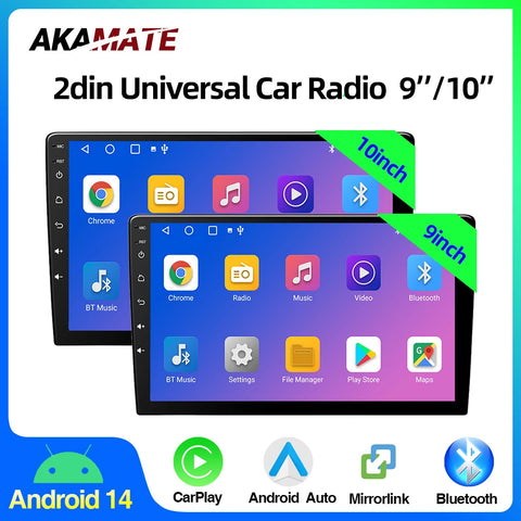 Android Head Unit 9 Inch CarPlay for Universal Vehicles Android Head Unit AKAMATE