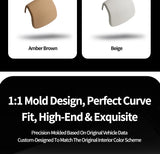 Original Leather Center Gear Shift Knob Cover For Jaguar Lever Shifter Boot Anti Scratch Car Performance Interior Accessories