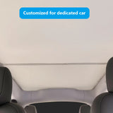 For Tesla New Model Y Launch 2025 Juniper Sunshade Roof Never Sag Nano Ice-Crystal Coatings Heat Insulation Glass Sun Shade E